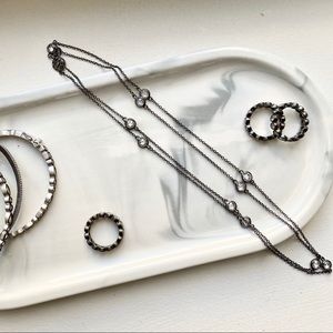 Long Strand Station Necklace - 36”